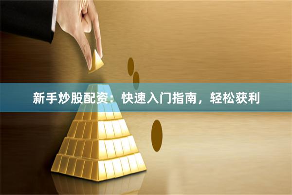 新手炒股配资:快速入门指南,轻松获利